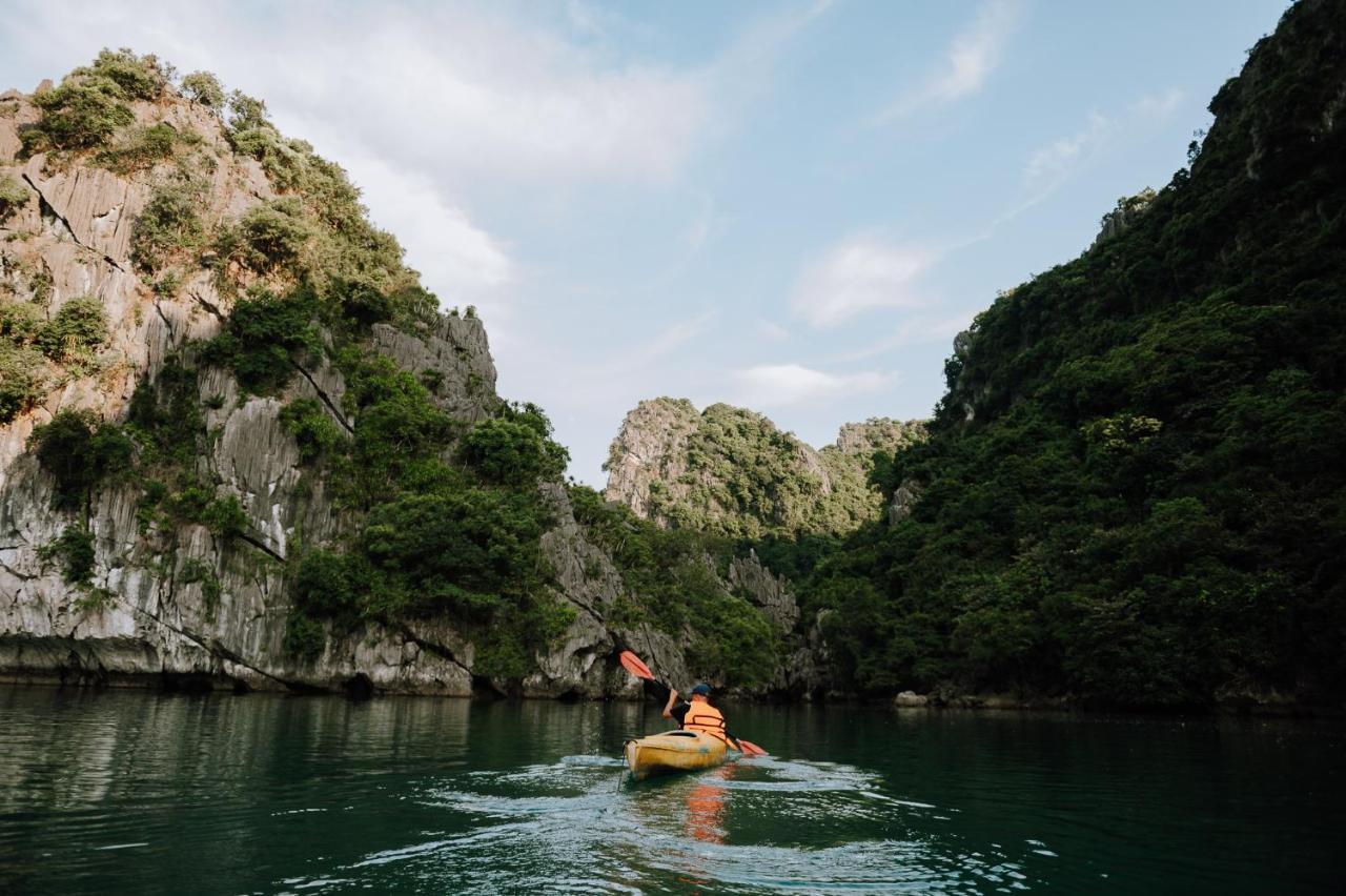 Cat Ba Bay Cruises Hotel Dong Khe Sau Exterior photo